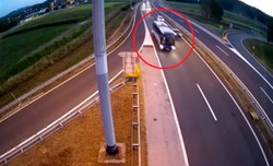 Jest NAGRANIE z polskim autokarem w Chorwacji. Tuż przed tragedią...