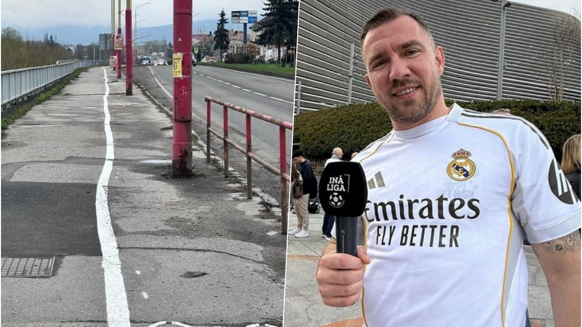 Cyklochodník v Ružomberku rozhorčil exfutbalistu Erika Jendrišeka.