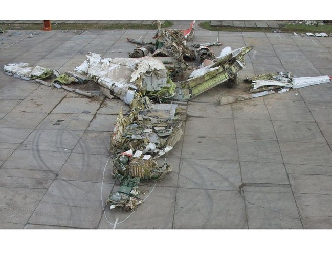 WRAK PO WYBUCHU WYKLEPANO