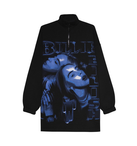 Billie Eilish x Bershka kolekcja ubrań bluzy, maski, skarpetki - Noizz