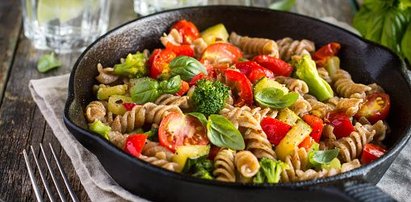 Fusilli z grillowaną cukinią