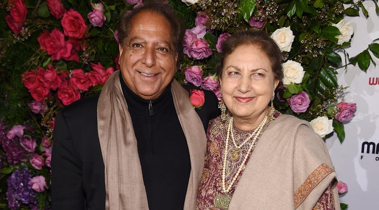 Sanjiv Chopra és felesége.