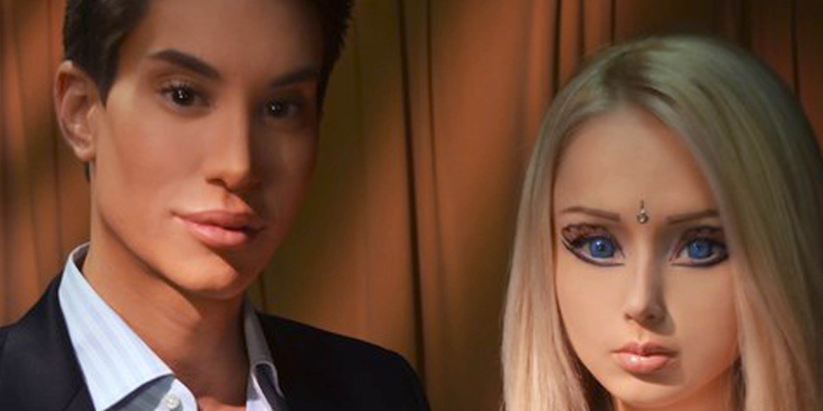 Valeria Lukyanova i Justin Jedlica