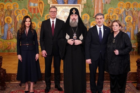 (FOTO) "HVALA NA BLAGOSLOVU, VAŠA SVETOSTI..." Tamara Vučić objavila fotografije susreta sa patrijarhom Gruzije