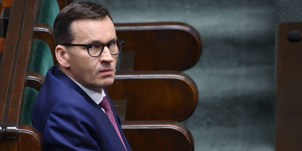 Rząd Mateusza Morawieckiego źle ocenia aż 61 proc. Polaków. 