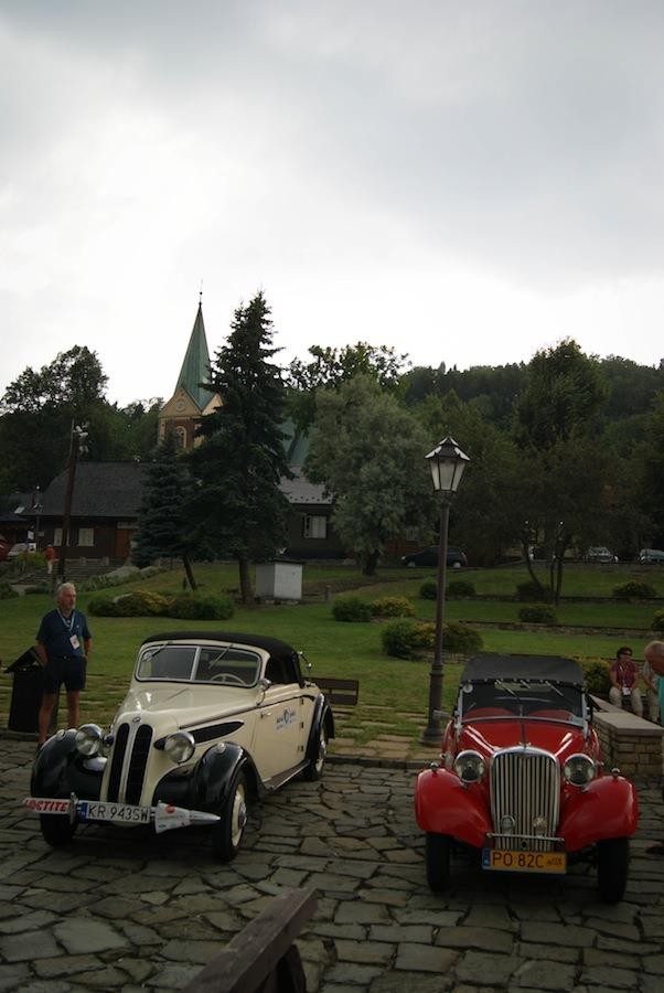 rajd  BMW 326 Drauz (1938), Singer 9 1939