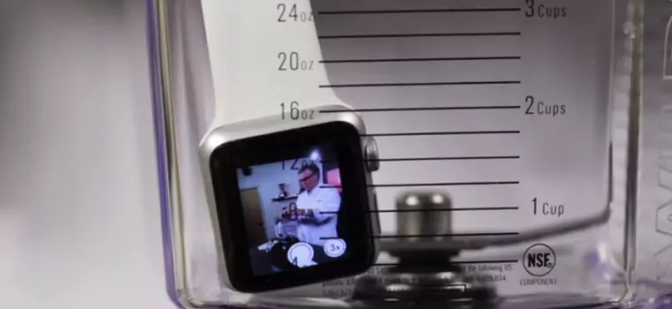 Apple Watch. Jak znosi miksowanie w blenderze? (wideo)