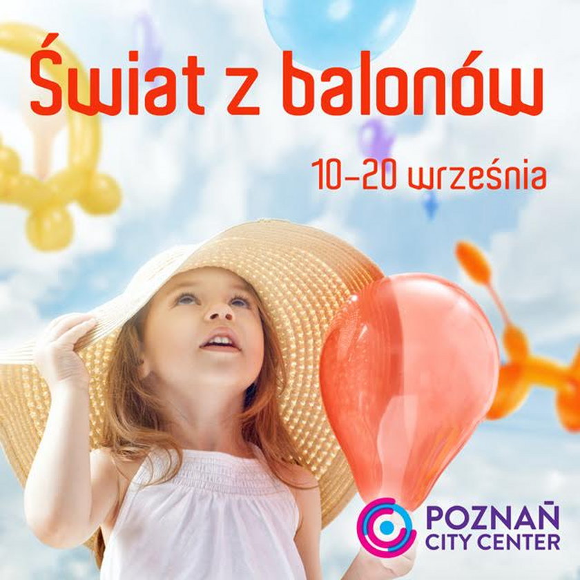 Balonowe eksponaty w Poznań City Center