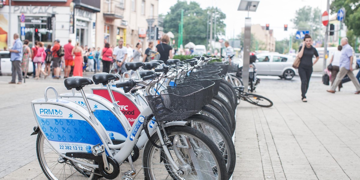 Wypożyczalnia rowerów miejskich w Poznaniu