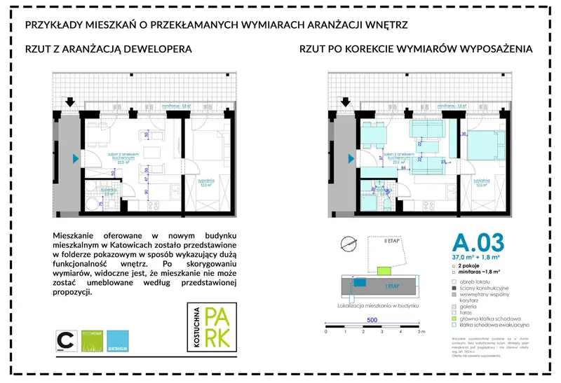 Patodeweloperzy zakłamują rysunki ofert mieszkań, żeby wyglądały na większe