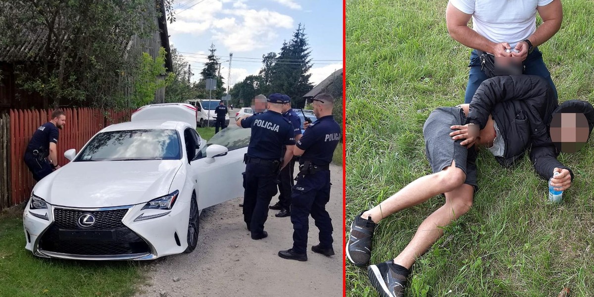 20-latek staranował policjantkę, został postrzelony w czasie obławy