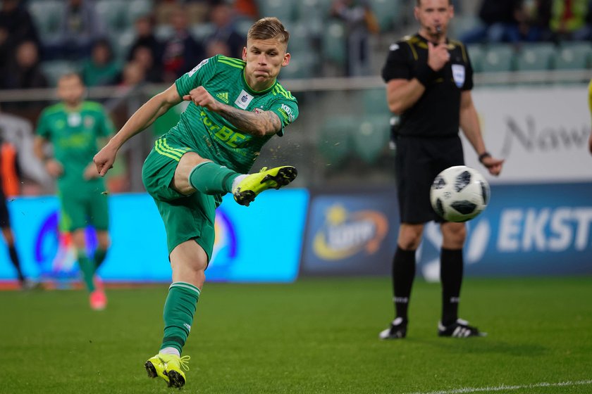 Pilka nozna. Ekstraklasa. Slask Wroclaw - Cracovia Krakow . 21.07.2018