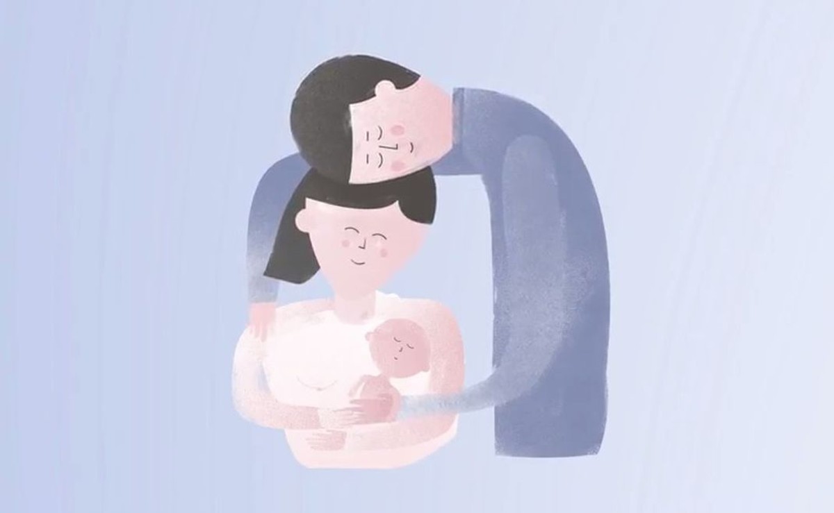 Kadr ze spotu Fundacji Rodzić po Ludzku