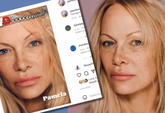 Pamela Anderson bez makijażu w intymnej sesji. "Fajnie jest się starzeć"