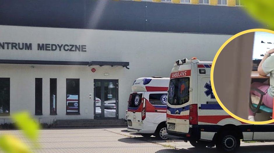 Afera na SOR w Brzegu. Pacjent pokazał, co robi lekarka na dyżurze