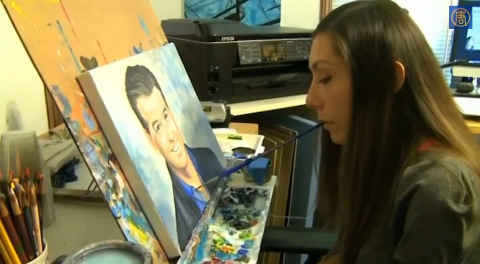 Ovako je naslikala čuvenog glumca Pirsa Brosnana