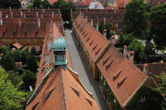 Fuggerei - pierwsze na świecie osiedle socjalne ma 500 lat