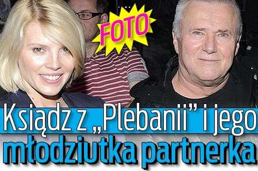 Ksiądz z "Plebanii" i jego młodziutka partnerka. FOTO