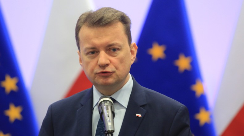 Minister spraw wewnętrznych Mariusz Błaszczak 