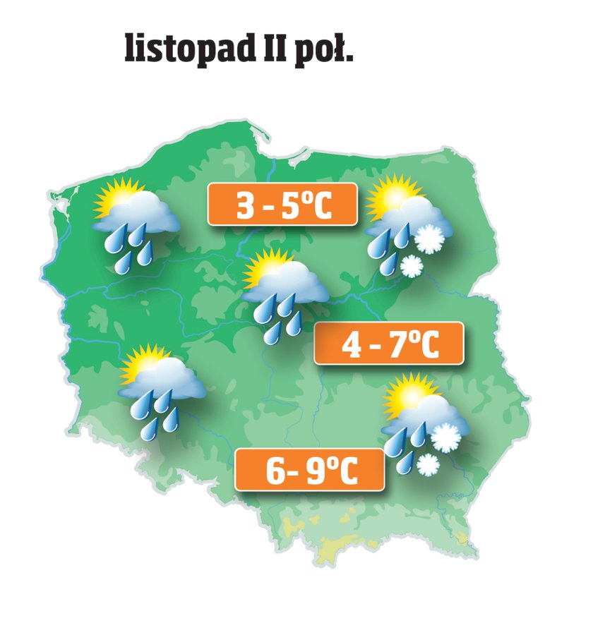 II połowa listopada