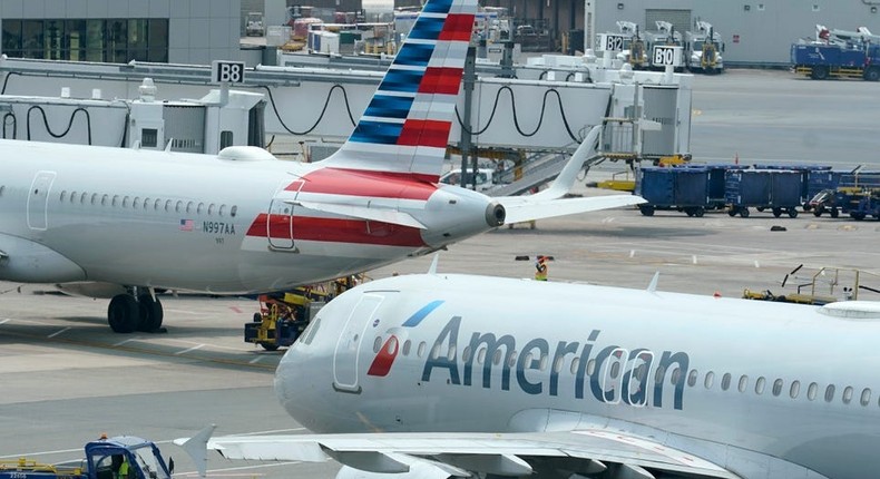 American Airlines aircraft.