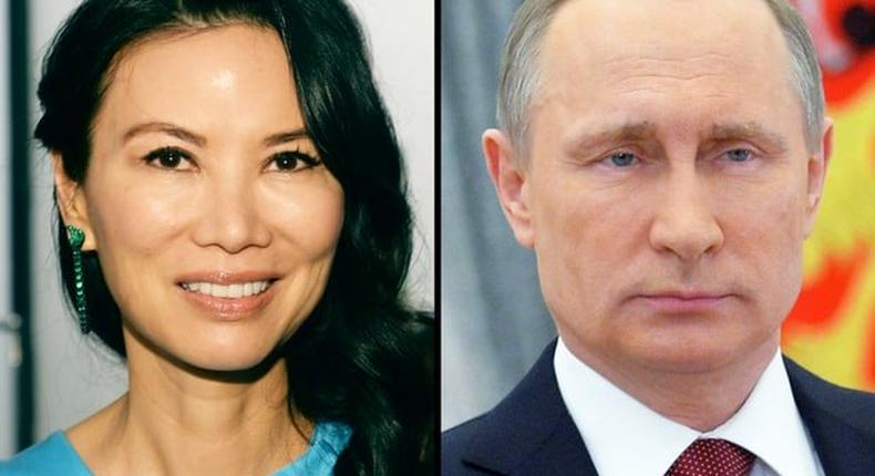 Vladimir Putin and Wendy Deng