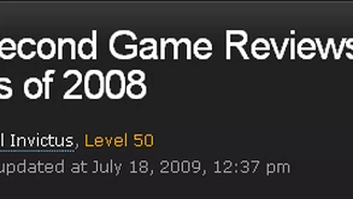 Nadrabianie zaległości: 5-sekundowe recenzje gier 2008 roku