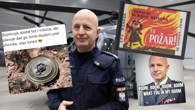Jarosław Szymczyk wystrzałem z granatnika wywołał falę memów 