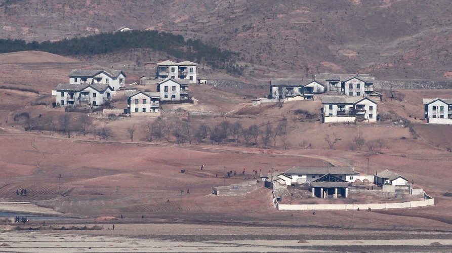 Na granicy Korei Północnej i Południowej