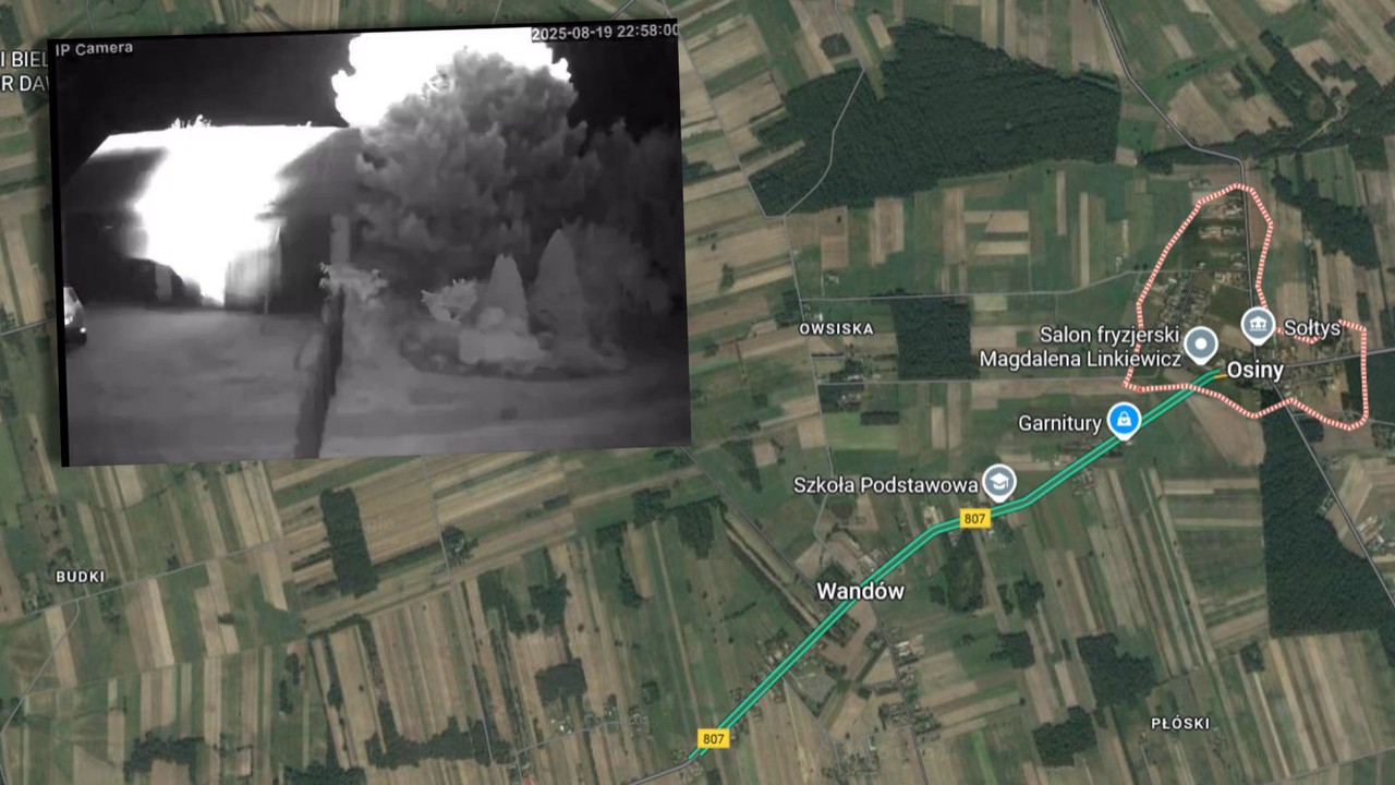 Eksplozja niezidentyfikowanego obiektu na Lubelszczyźnie. Do sieci trafiło nagranie