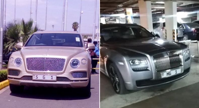 Cars owned by Nairobi tycoon Mohan Galot