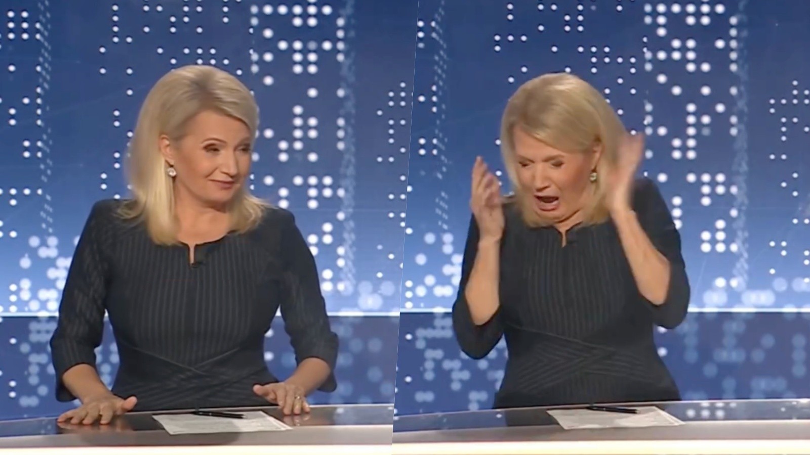 Parišková v priamom prenose vykríkla. 