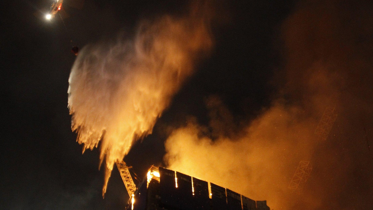 Rosja: pożar na budowie najwyższego wieżowca Europy