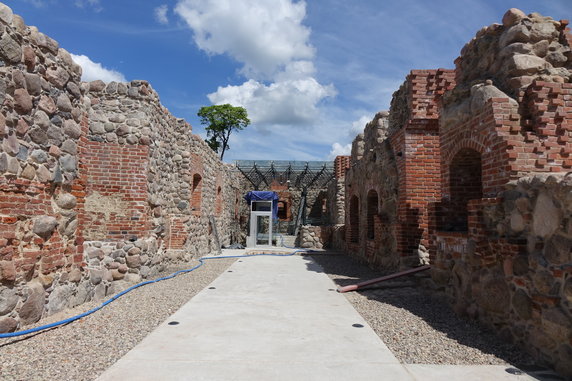 Odrestaurowano ruiny zamku krzyżackiego w Szczytnie