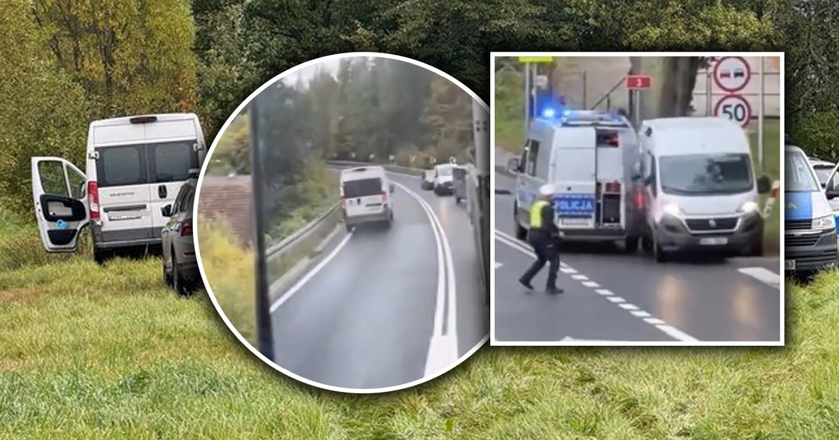 Brawurowa ucieczka kierowcy busa. W sieci nagranie. "Coś tutaj poszło nie tak"