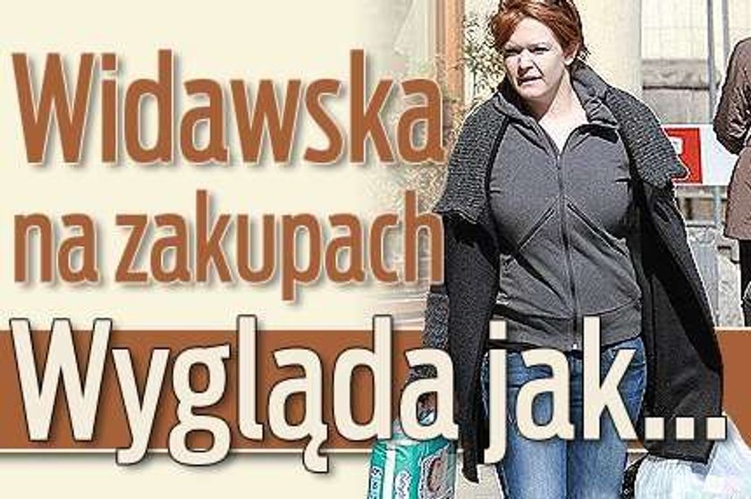 Widawska na zakupach wygląda jak...