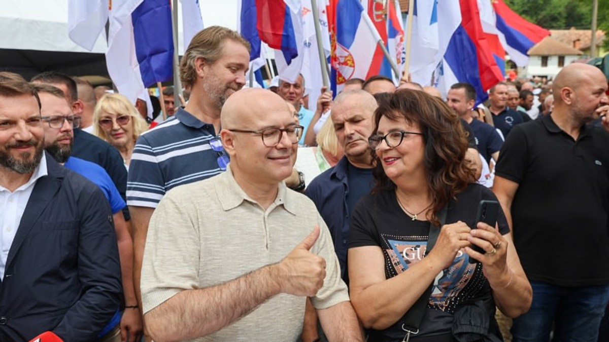 Miloš Vučević u selu Dulene