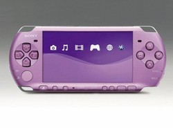 Konsola w kolorze fiołków