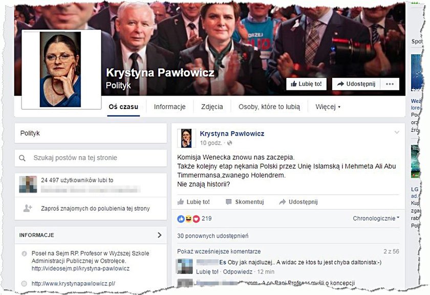 Pawłowicz obraziła wiceszefa Komisji Europejskiej?