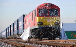 Pierwszy pociąg towarowy wyruszył z Wielkiej Brytanii do Chin. Trasa wiedzie m.in. przez Polskę