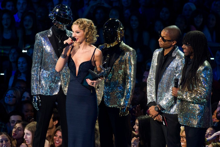 Taylor Swift, muzycy Daft Punk oraz Pharrell Williams i Nile Rodgers