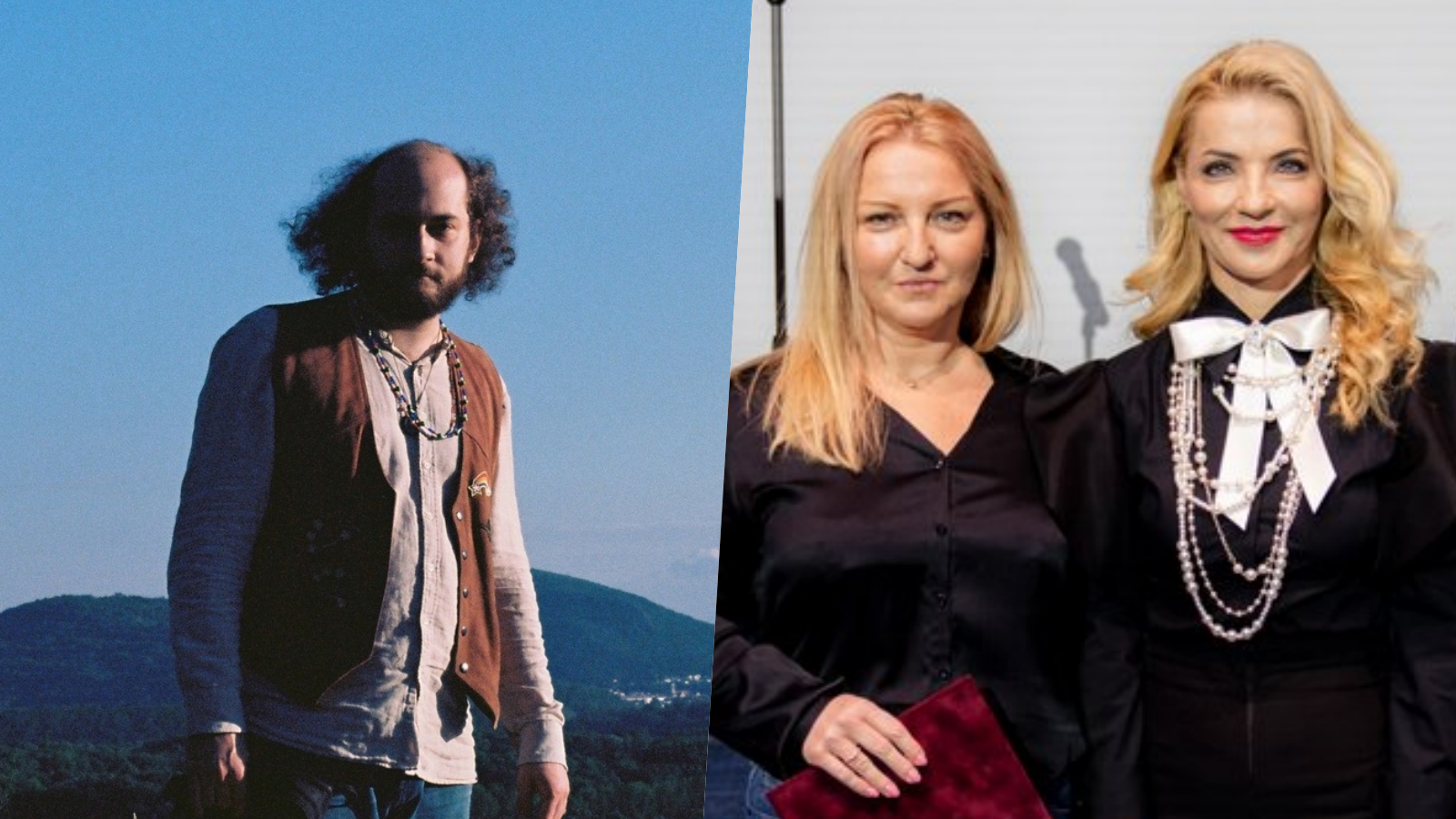 Hudobný redaktor Rádia Devín Peter Markovský, generálna riaditeľka STVR Martina Flašíková a ministerka kultúry Martina Šimkovičová.