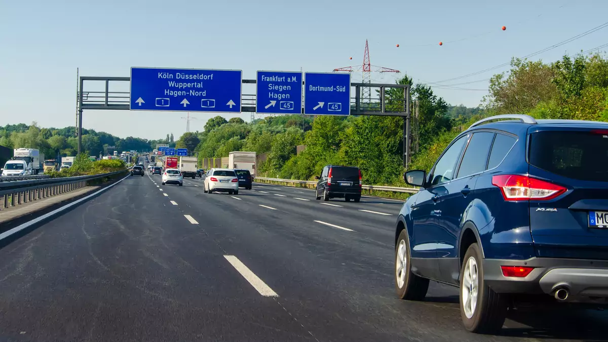Niemiecka autostrada - zdjęcie ilustracyjne