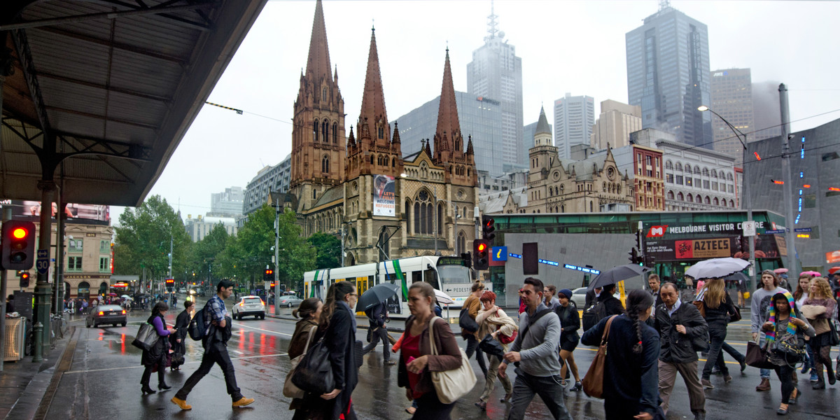 Najbardziej ucierpiał rynek obligacji w Australii.