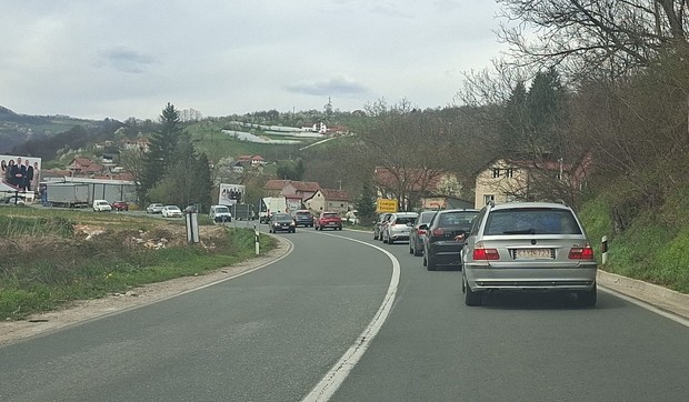 Ogromne gužve ka Zlatiboru