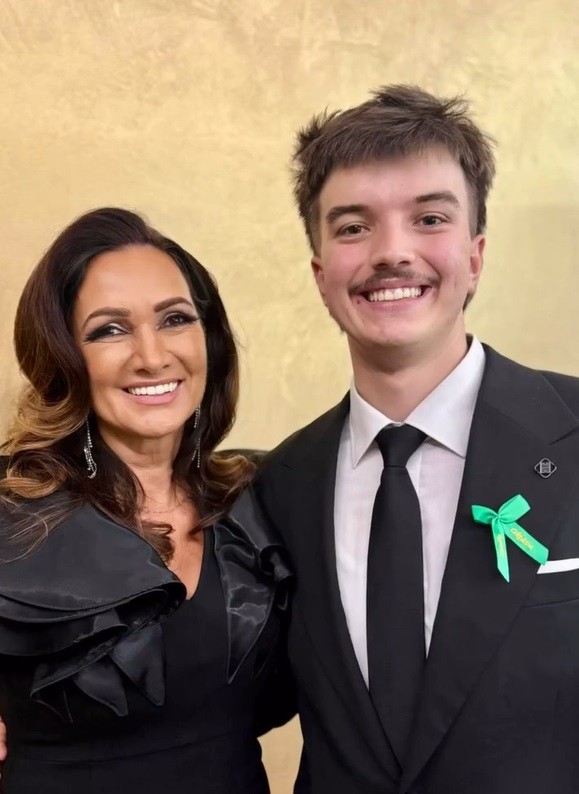 Karin Majtánová so synom Samuelom.