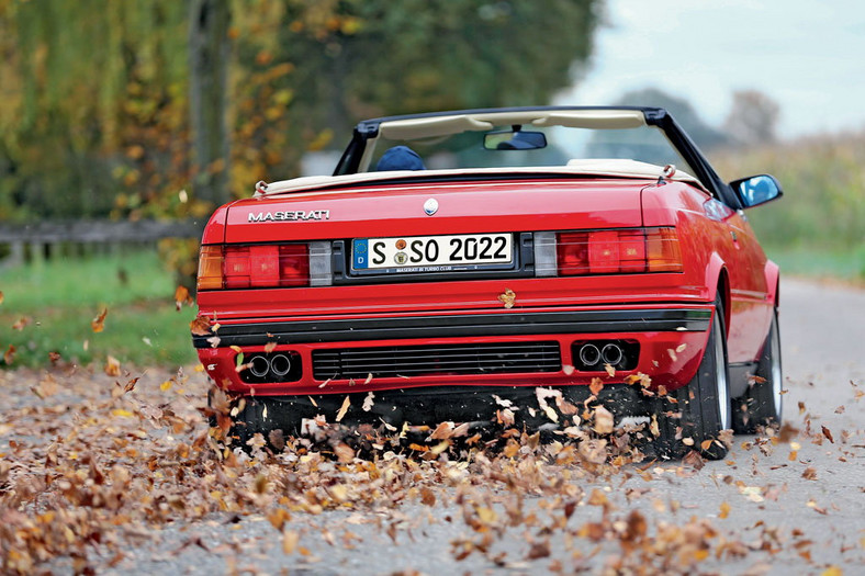 Maserati Biturbo Spyder - najważniejszy jest doładowany silnik