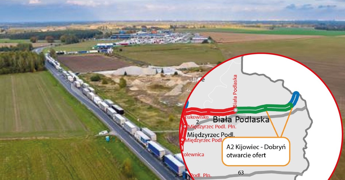 "Autostrada Wolności" coraz bliżej wschodniej granicy. Otwarcie ofert dla kolejnego odcinka [MAPA]