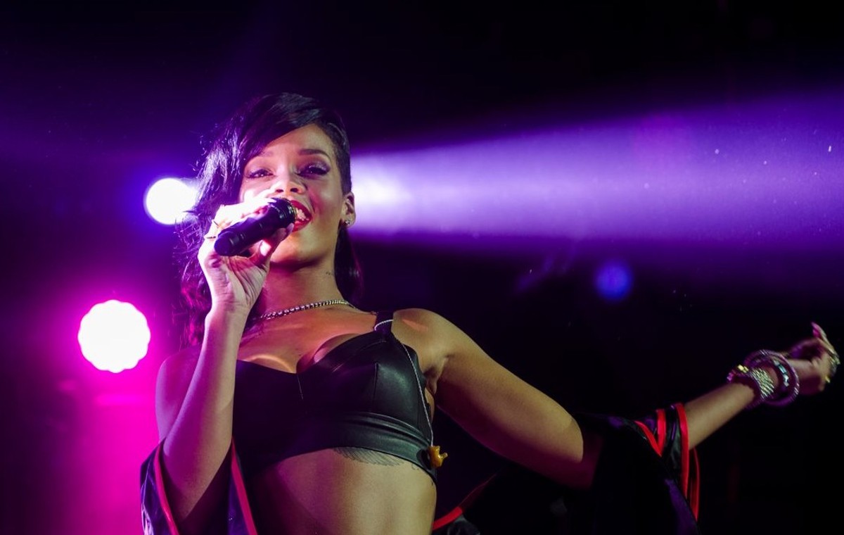 Rihanna w Gdyni zaraz po Open'erze