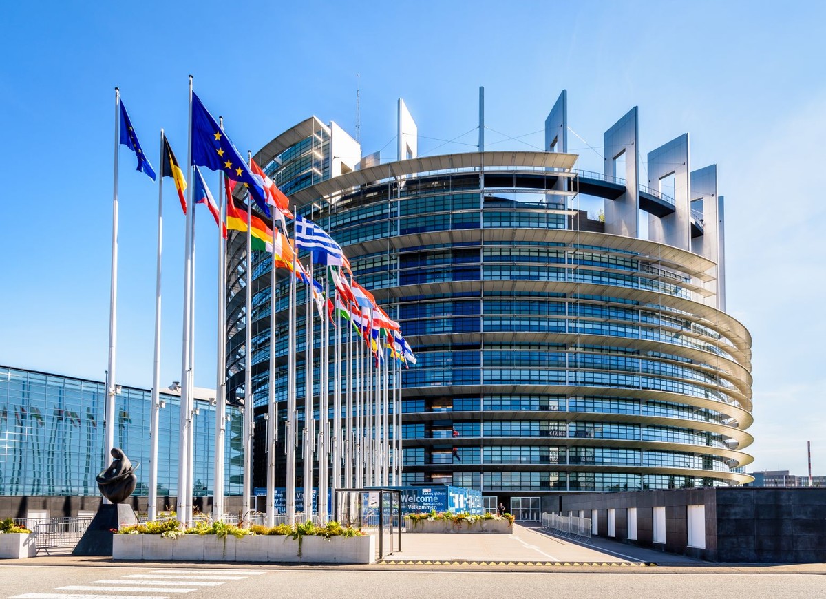 Parlament Europejski, Strasbourg, Francja